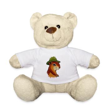 Écureuil Halloween mignon drôle animal automne 1 - Nounours - blanc - Devant