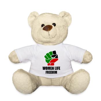 Women life freedom - Teddy Bear - white - Front