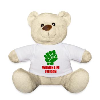 Women life freedom - Teddy Bear - white - Front