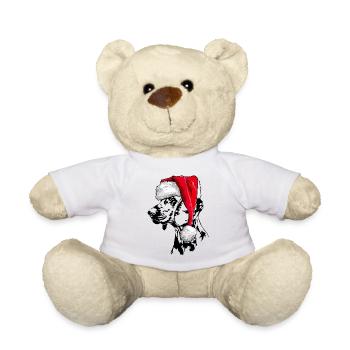 Père Noël CHIEN DE SUEUR HANOVRIEN Chiens Wilsigns - Nounours - blanc - Devant