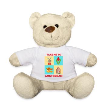EMMÈNE-MOI À AMSTERDAM - Nounours - blanc - Devant