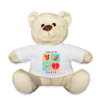 EMMÈNE-MOI À PARIS - Nounours - blanc - Devant