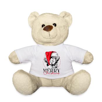RETRIEVER DE PÉAGE DE CANARD DE LA NOUVELLE-ÉCOSSE Joyeux Noël - Nounours - blanc - Devant