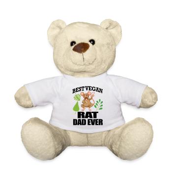 Rat Pet Vegan - Teddy Bear - white - Front