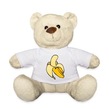 banane 5 A - Nounours - blanc - Devant