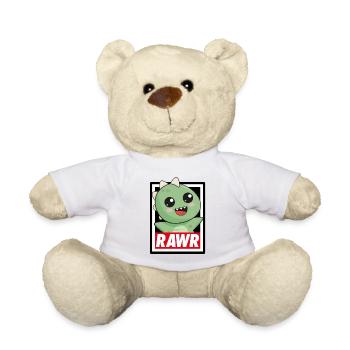 Rawr Dinosaurier - Teddy - Weiß - Vorne