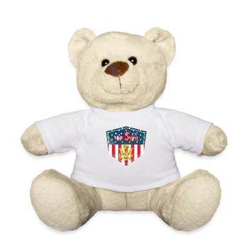 USA, Sterne und Gürtel - Teddy - Weiß - Vorne
