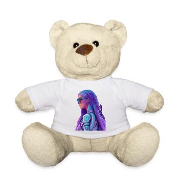 Space Fighter - Teddy Bear - white - Front