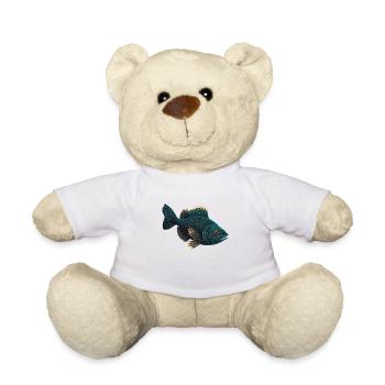 Fly Fisher - Teddy Bear - white - Front
