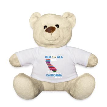 Guatemala drapeau guatémaltèque ADN I cadeau - Nounours - blanc - Devant