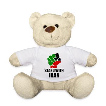 Stand with iran - Nounours - blanc - Devant