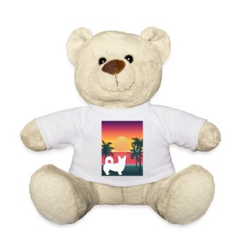 MEER STRAND CORGI - Teddy - Weiß - Vorne