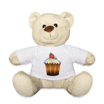 Kuchen - Teddy - Weiß - Vorne