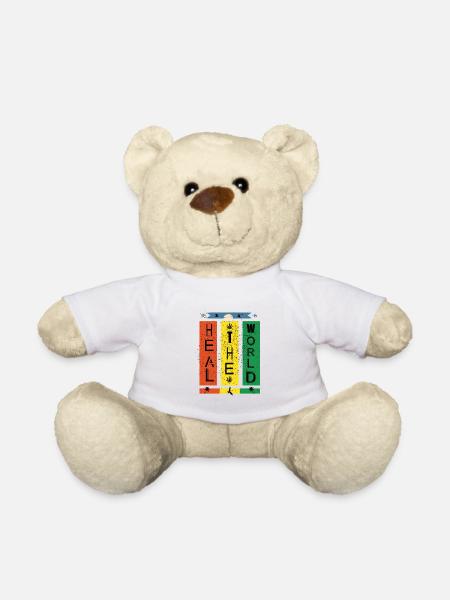 Heal the world - Teddy - Weiß