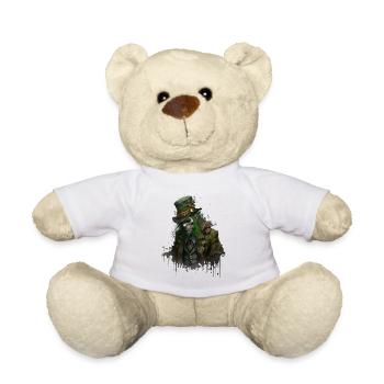 Zombie Leprechaun mit Zylinder - Teddy - Weiß - Vorne