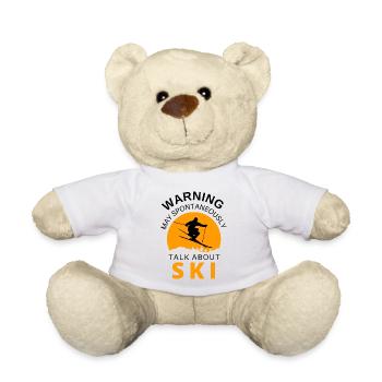 Ski. Ski Sports d’hiver - Nounours - blanc - Devant