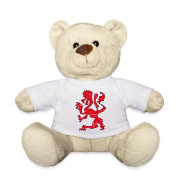 South Holland Lion - Teddy Bear - white - Front