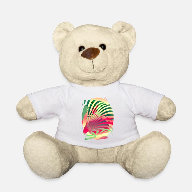 Sun Parrot Summer - Teddy Bear - white