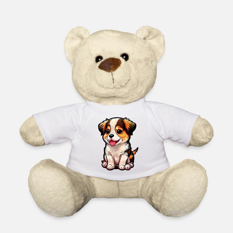 Le charme de Doggy, doux snuffle - Nounours - blanc