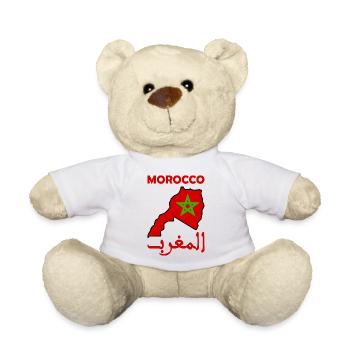 Morocco - Teddy Bear - white - Front