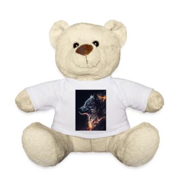 Fire spirit - Teddy Bear - white - Front