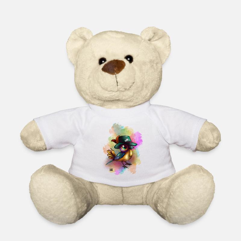 Bird - Teddy Bear - white