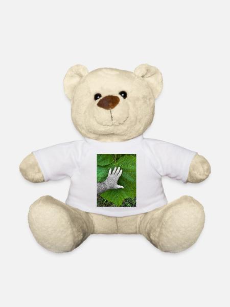 Die Hand am Leben - Teddy - Weiß