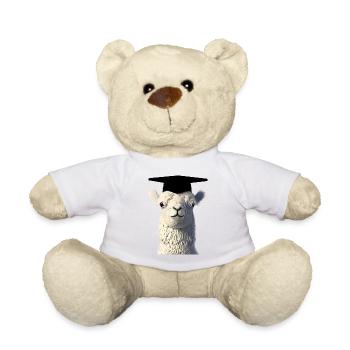 Diplôme de Bachelor Diplômé Alpaga - Nounours - blanc - Devant