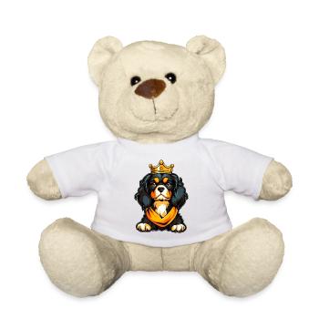 Cavalier King Charles Spaniel 3 - Royal Pup - Teddy Bear - white - Front