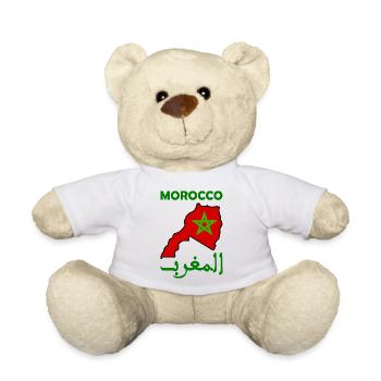 Morocco - Teddy Bear - white - Front