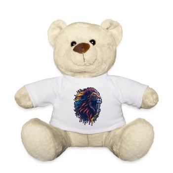 Lion - Teddy Bear - white - Front