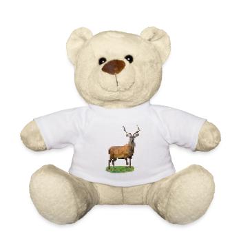 Pixel Hirsch - Teddy - Weiß - Vorne