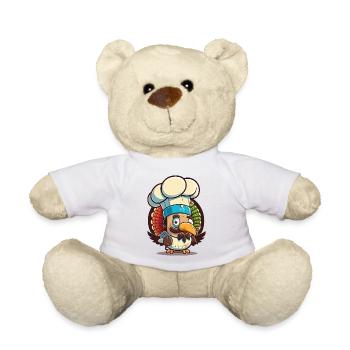 Thanksgiving Feast - Teddy Bear - white - Front