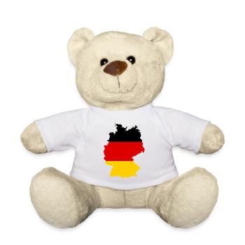 Deutschland - Teddy - Weiß - Vorne