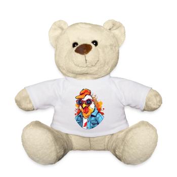 Zozo the rooster - Teddy Bear - white - Front