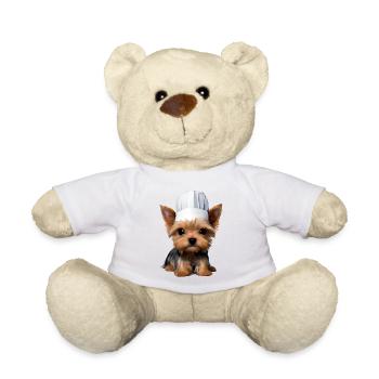 Yorkshire Terrier Cooking Dog Restaurateur Puppy - Teddy Bear - white - Front