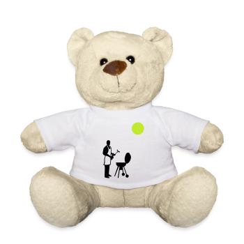 grillen sommer - Teddy - Weiß - Vorne