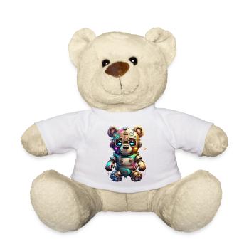 Ours robot - Nounours - blanc - Devant