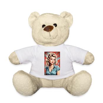 Pinup - Teddy Bear - white - Front