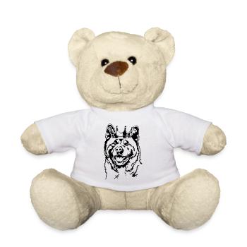American Akita Crown Dogs Dog Wilsigns - Nounours - blanc - Devant
