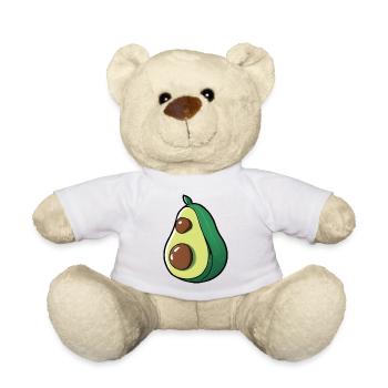 avocado - Teddy Bear - white - Front