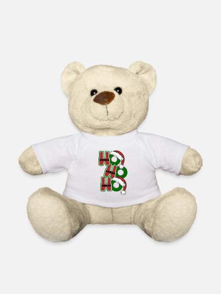 Weihnachten - Teddy - Weiß