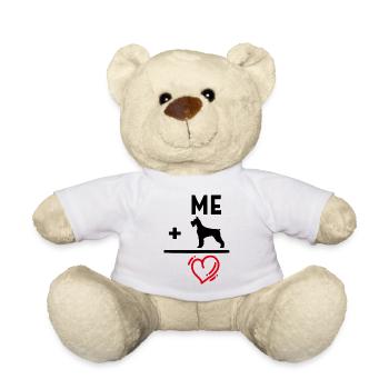 Déclaration de chien Pet Heart Peted Toy - Nounours - blanc - Devant