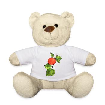 Apple - Teddy Bear - white - Front