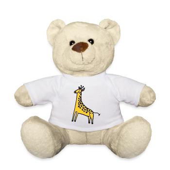Girafe - Nounours - blanc - Devant