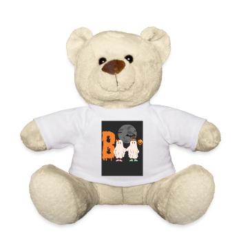 Halloween Boo - Teddy - Weiß - Vorne