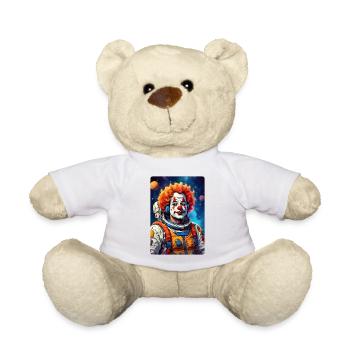 Clown im Weltall 1.5 - Teddy - Weiß - Vorne
