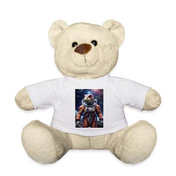 Dino im Weltall 1.8 - Teddy - Weiß - Vorne