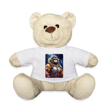 Gorilla im Weltall 1.7 - Teddy - Weiß - Vorne