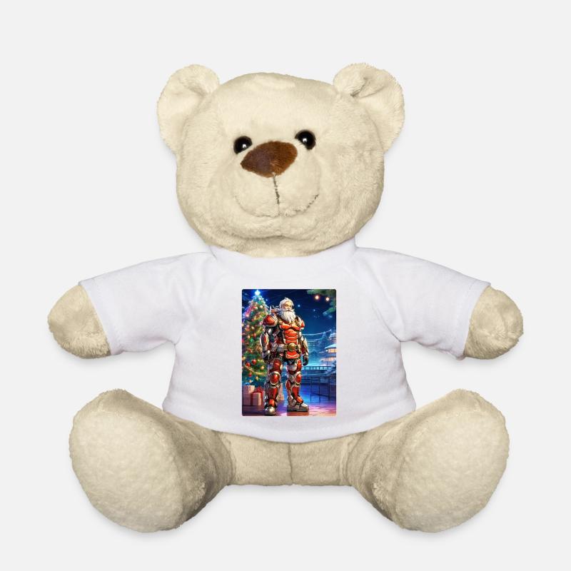 Weihnachten Cyberpunk Weihnachtsmann 1.1 - Teddy - Weiß